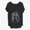 New ⭐ Disney Maleficent Bone Heart 🎉 Girls T-Shirt Plus Size 😉