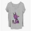 Best Pirce ✔️ Disney Maleficent Shadow 👍 Girls T-Shirt Plus Size ✔️