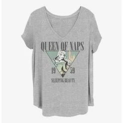 Hot Sale ⌛ Disney Sleeping Beauty Queen Of Naps Girls T-Shirt Plus Size 🤩