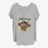 Outlet 😉 Disney Moana Title Girls T-Shirt Plus Size 🤩