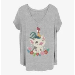 New 🔔 Disney Moana Tropical Buddies Girls T-Shirt Plus Size ✨