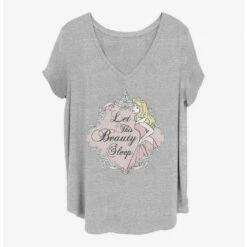 Best Sale 😀 Disney Sleeping Beauty Let This Beauty Sleep 😍 Girls T-Shirt Plus Size ✔️