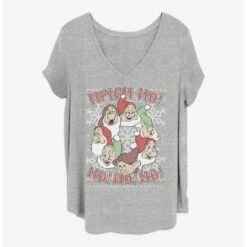 Budget ⌛ DIsney Snow White and the Seven Dwarfs Heigh Ho Ho Ho Girls T-Shirt Plus Size 🧨