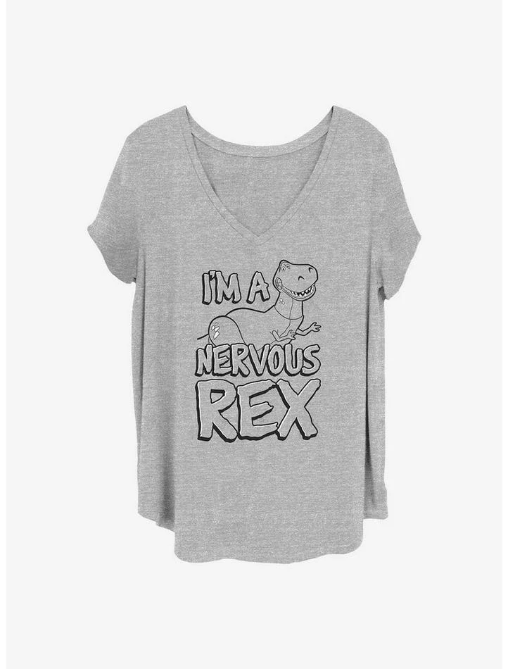 Deals ❤️ Disney Pixar Toy Story Nervous Rex Girls T-Shirt Plus Size 😀 1 Deals ❤️ Disney Pixar Toy Story Nervous Rex Girls T-Shirt Plus Size 😀