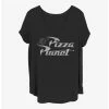 New ⭐ Disney Pixar Toy Story Pizza Planet 💯 Girls T-Shirt Plus Size ✨