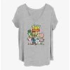 Cheapest ✔️ Disney Pixar Toy Story 4 Toy Crew 🔥 Girls T-Shirt Plus Size 🤩