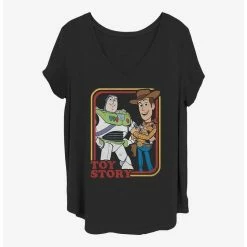 Promo 🤩 Disney Pixar Toy Story 4 Vintage Duo Girls T-Shirt Plus Size ⭐
