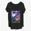 New ⭐ Disney Pixar Wall-E Eve and Wall-E ⭐ Girls T-Shirt Plus Size 🥰