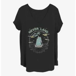 Hot Sale 🌟 Disney Tinker Bell Never Lines Girls T-Shirt Plus Size 👍