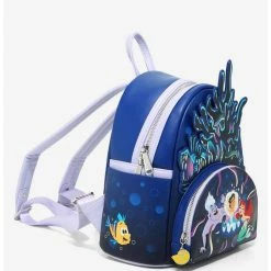 Brand new 💯 Loungefly Disney The Little Mermaid Glow-In-The-Dark Lair Mini 👍 Backpack ✔️ -Dressup Outfits Shop 19198418 av2