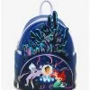 Brand new 💯 Loungefly Disney The Little Mermaid Glow-In-The-Dark Lair Mini 👍 Backpack ✔️