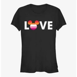 Promo 💯 Disney Mickey Mouse Lesbian Love Pride T-Shirt ✔️