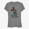 Cheap 😀 Disney Mickey Mouse Mickey Rainbow Outline Pride T-Shirt ✔️