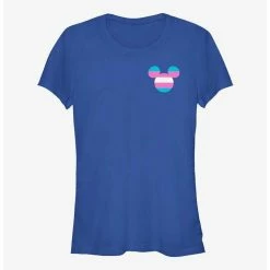 Outlet 🧨 Disney Mickey Mouse Transgender Pride Badge Pride T-Shirt 🥰