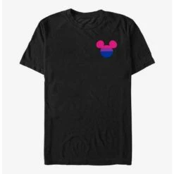 Wholesale 😍 Disney Mickey Mouse Bisexual Badge Pride T-Shirt 🛒
