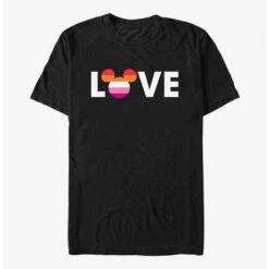 Cheapest ✨ Disney Mickey Mouse Lesbian Love Pride T-Shirt 👏