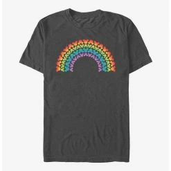 Brand new ⌛ Disney Mickey Mouse Mickey Head Rainbow Pride T-Shirt 👍