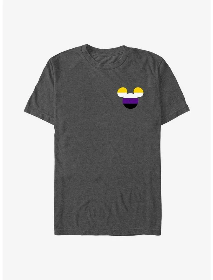 Hot Sale 🎁 Disney Mickey Mouse Non-Binary Badge Pride T-Shirt ❤️ 1 Hot Sale 🎁 Disney Mickey Mouse Non-Binary Badge Pride T-Shirt ❤️