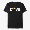 New 🥰 Disney Mickey Mouse Non-Binary Love Pride T-Shirt 💯
