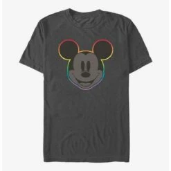Top 10 ❤️ Disney Mickey Mouse Rainbow Outline Pride T-Shirt 👏