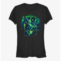 Hot Sale 🔔 Star Wars The Book of Boba Fett Dark Saber Girls T-Shirt 🌟