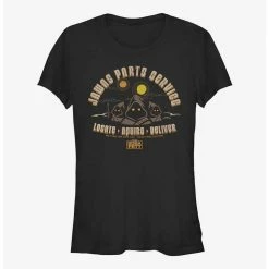 New 🔥 Star Wars The Book of Boba Fett Jawas Parts Service Girls T-Shirt ⌛