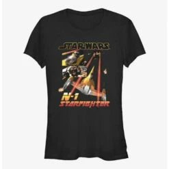 Outlet 🔔 Star Wars The Book of Boba Fett N-1 Starfighter 🔔 Girls T-Shirt ⌛