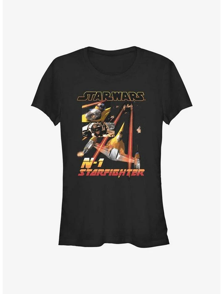 Outlet 🔔 Star Wars The Book of Boba Fett N-1 Starfighter 🔔 Girls T-Shirt ⌛ 1 Outlet 🔔 Star Wars The Book of Boba Fett N-1 Starfighter 🔔 Girls T-Shirt ⌛