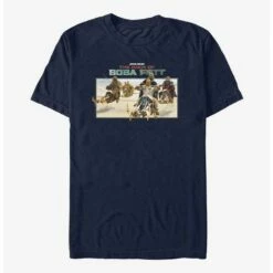 Buy ❤️ Star Wars The Book of Boba Fett Speeder Bike Pursuit T-Shirt 💯
