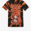 Flash Sale 🥰 The Nightmare Before Christmas Band Tie-Dye Boyfriend Fit 💯 Girls T-Shirt Plus Size ⌛