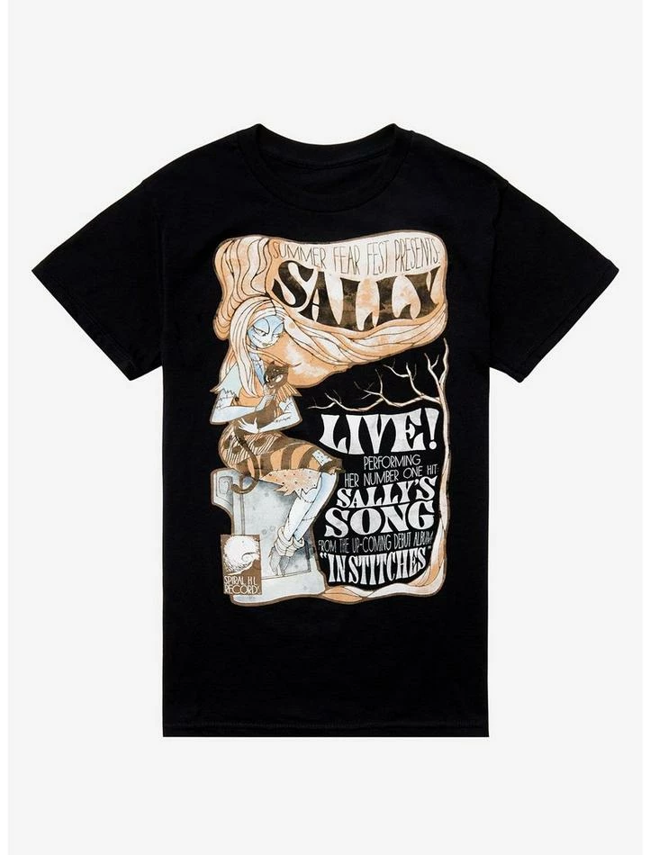 Flash Sale βοΈ The Nightmare Before π Christmas Sally Concert Boyfriend Fit 𧨠Girls T-Shirt β€οΈ 1 Flash Sale βοΈ The Nightmare Before π Christmas Sally Concert Boyfriend Fit 𧨠Girls T-Shirt β€οΈ