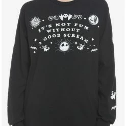 Outlet 🎁 The Nightmare Before Christmas Scream Spirit Board Girls Long-Sleeve T-Shirt ⌛