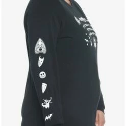 Deals ⌛ The Nightmare Before Christmas Good Scream Girls Long-Sleeve T-Shirt Plus Size 🎉 -Dressup Outfits Shop 19295309 av3