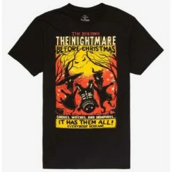 Best Pirce 🎁 The Nightmare Before ⌛ Christmas Trio Poster T-Shirt ⌛