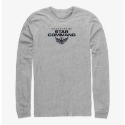 Deals ⭐ Disney Pixar Lightyear Property Of Star Command Long-Sleeve T-Shirt 🌟