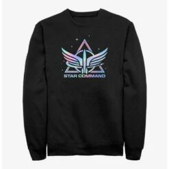 Best Pirce ✨ Disney Pixar Lightyear Star Command Rainbow Sweatshirt ⭐