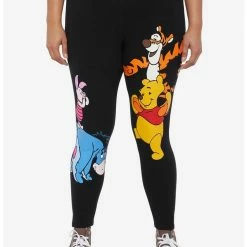 Discount ⌛ Disney Winnie The Pooh Jumbo Character Leggings Plus Size 😉