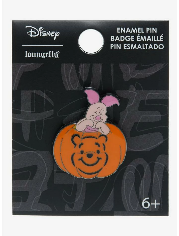 Best Sale ✨ Loungefly Disney Winnie The Pooh Piglet Pumpkin Enamel Pin ✨ 2 Best Sale ✨ Loungefly Disney Winnie The Pooh Piglet Pumpkin Enamel Pin ✨ - Image 2