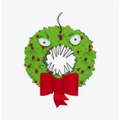 Promo 👍 The Nightmare Before Christmas Monster Felt Wreath 👏