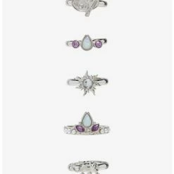 Wholesale ⌛ Disney Tangled Pascal Crown Sun Ring Set ❤️