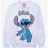 Deals ✔️ Disney Stitch Tie-Dye Girls Sweatshirt Plus Size 🎉
