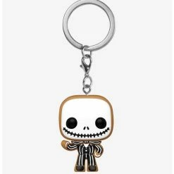 Best Sale ✨ Funko The Nightmare Before ❄ Christmas Pop! Gingerbread Jack Skellington Vinyl Key Chain Hot Topic 2022 Exclusive 🌟