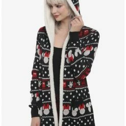 Outlet π Disney Mickey Mouse & Minnie Mouse Sherpa Girls Open Cardigan β