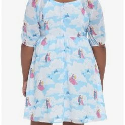 Best Pirce 🧨 Disney Sleeping Beauty Clouds Long-Sleeve Dress Plus Size 🛒 -Dressup Outfits Shop 19435351 av2
