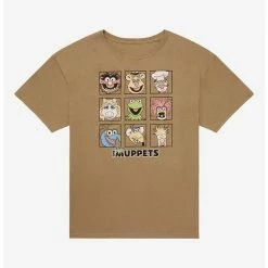 Promo ✨  The Muppets Character Grid Boyfriend Fit  Girls T-Shirt 🎁