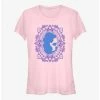 Buy ✨ Disney Aladdin Jasmine Flower Frame Silhouette ⭐ Girls T-Shirt ⌛