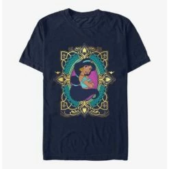 Cheapest 🔥 Disney Aladdin Jasmine Badge 30th Anniversary T-Shirt 🎉