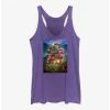 New ✨ Disney Encanto Madrigal House Poster Girls Raw Edge Tank ⭐