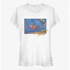 Coupon ❤️ Dsny Lilo Stch Ohana Hammock 🥰 Girls T-Shirt ⭐