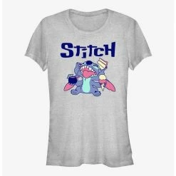 Deals ❤️ Dsny Lilo Stch Stitch Eat Girls T-Shirt ⭐